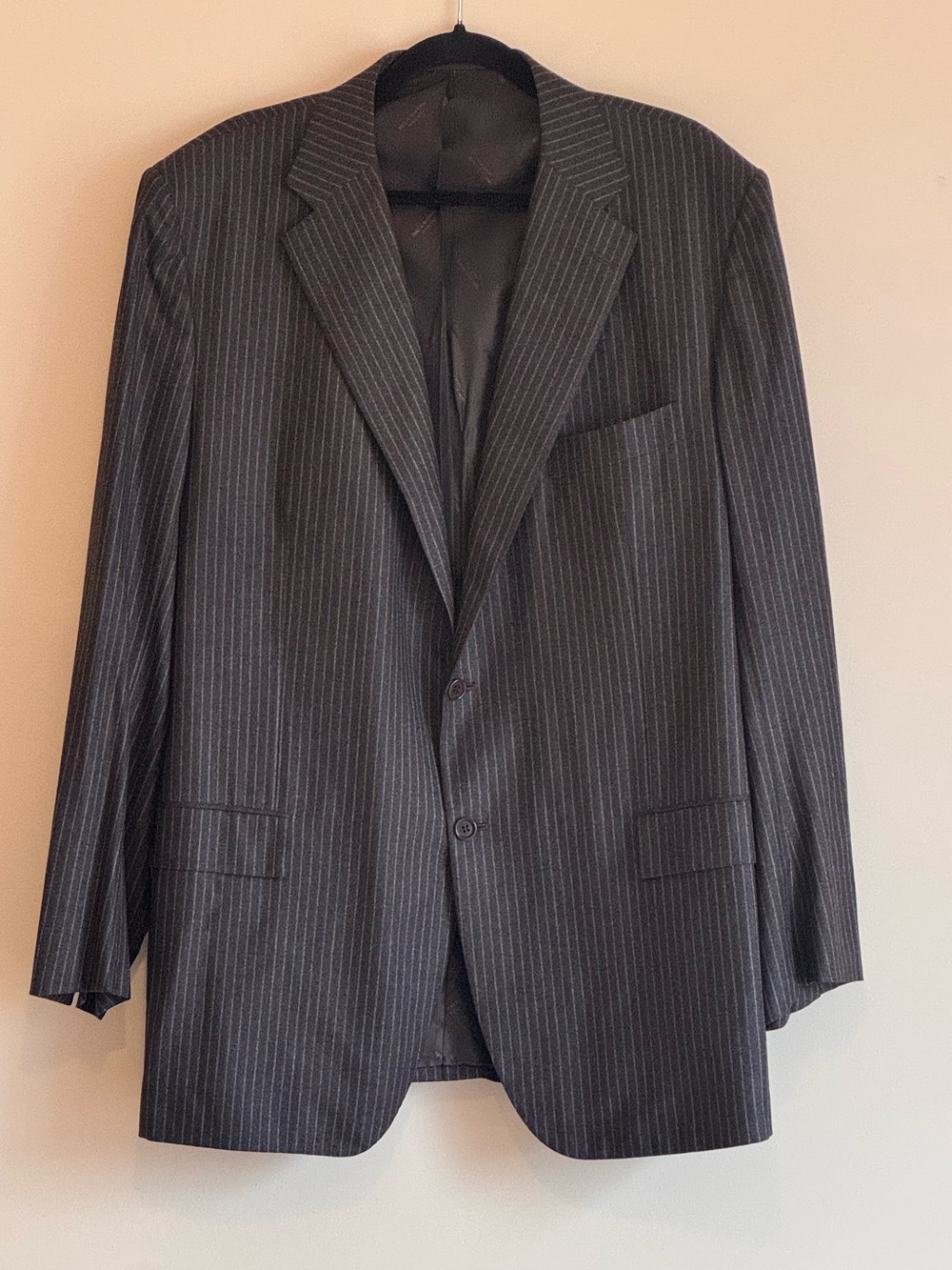Kiton Handmade Dark Grey 100% Lana wool